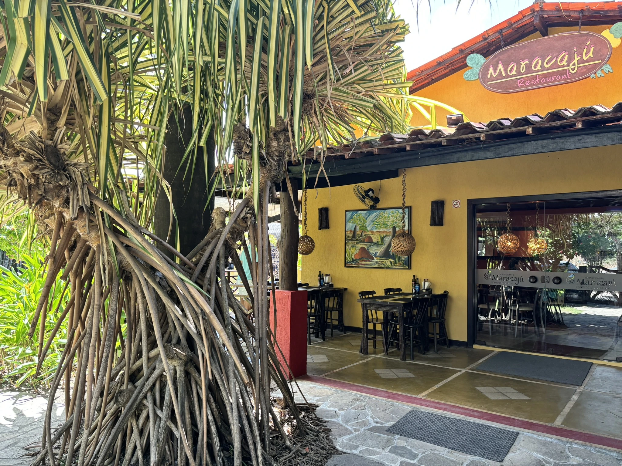 Vista aérea da área de lazer do Hotel Aconchego Porto de Galinhas