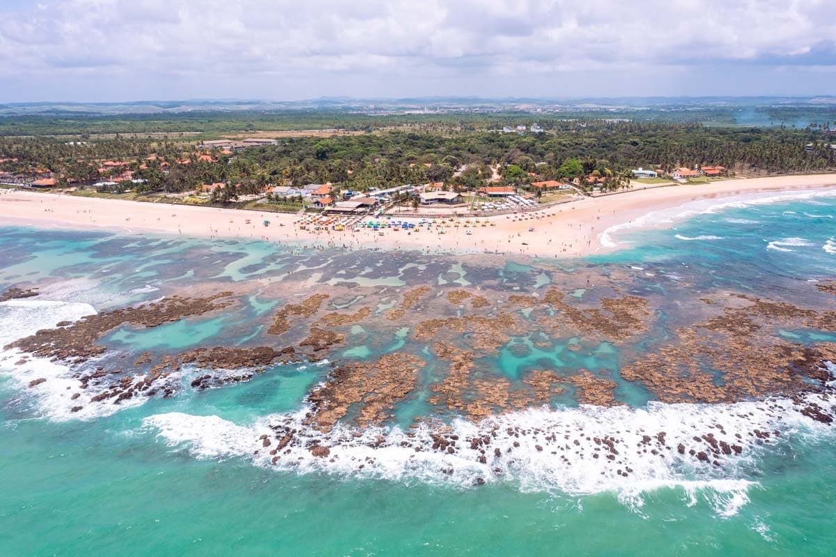 Porto de Galinhas - Vista Aérea da Praia