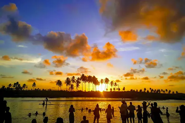 Por do sol em Maracaípe